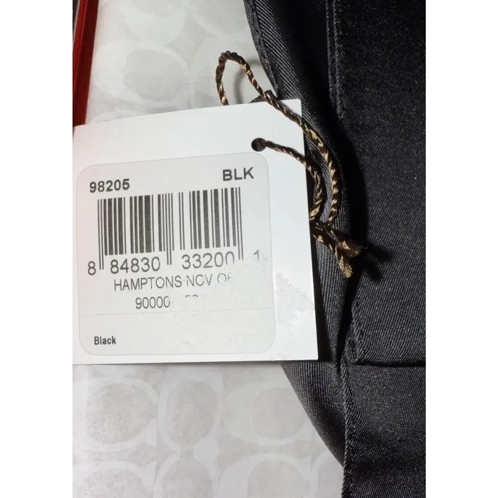 NWT Coach Hamptons Silk Skinny Scarf With Box
